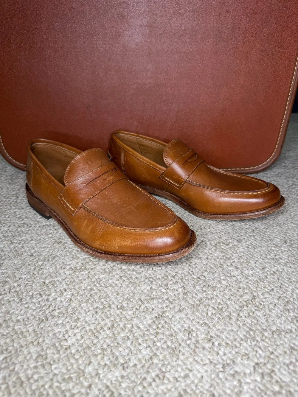 Frye Tyler Flex leather Penny loafers